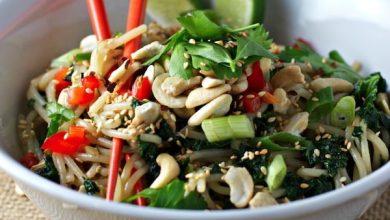 Photo of Pâtes Garlicky Greens avec Gomasio