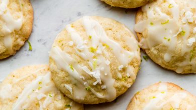 Photo of Biscuits glacés à la noix de coco et à la lime