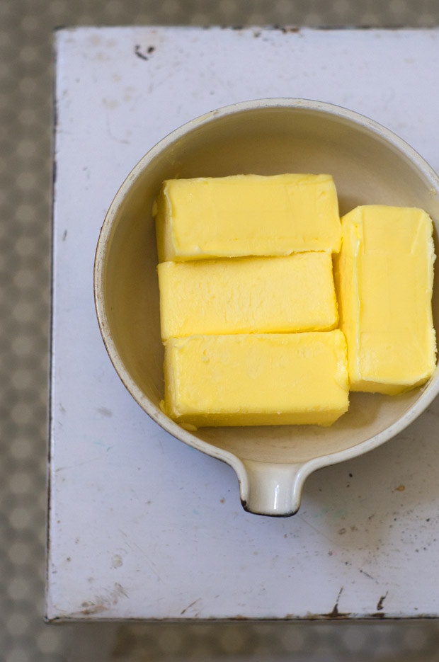 Beurre dans une casserole