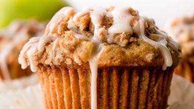 Photo of Muffins aux pommes et à la cannelle