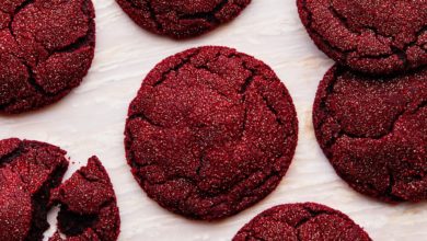 Photo of Biscuits de velours rouge scintillant