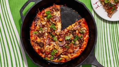 Photo of Pizza aux champignons barbecue
