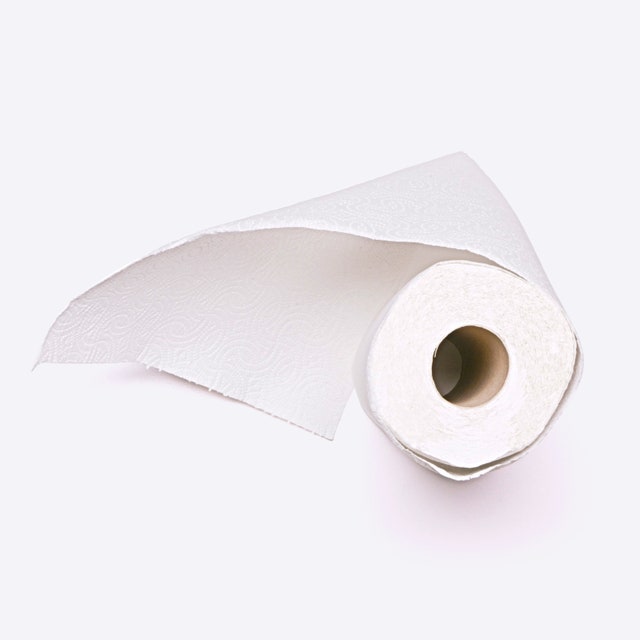L'image peut contenir du ruban adhésif en papier, du papier essuie-tout et du papier toilette
