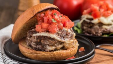 Photo of Burgers farcis au fromage italien