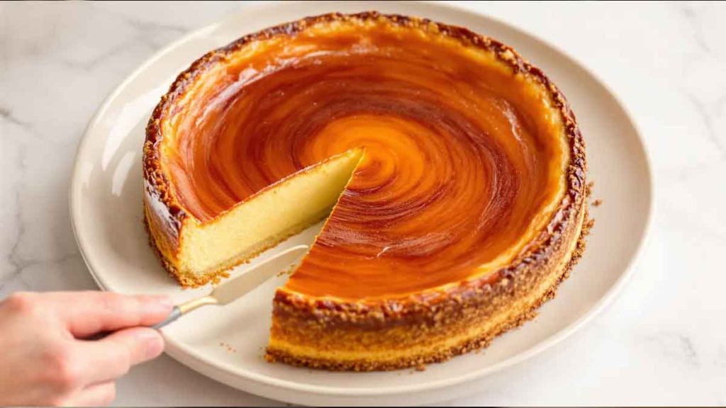 « Ce flan pâtissier sans pâte est incontournable »  léger, fondant et prêt en un rien de temps pour un goûter parfait