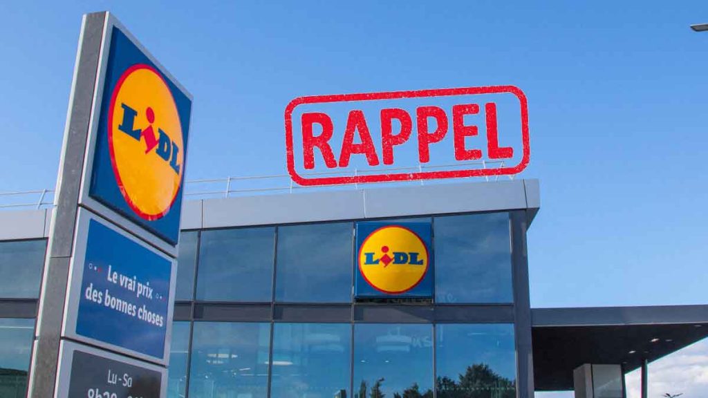 Lidl rappelle en urgence dans la France entière ce produit qui peut être extrêmement dangereux